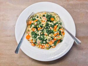Risotto met spinazie